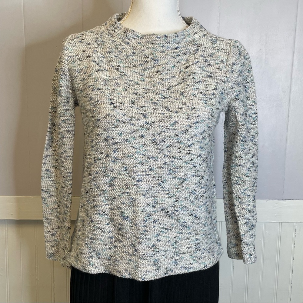 LOFT Boucle Shimmer Lounge Sweatshirt XSP Sweater